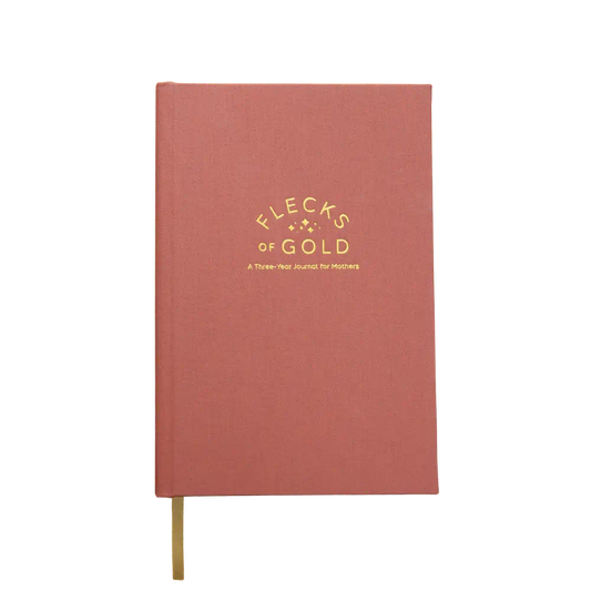 Flecks of Gold 3-Year Journal: Terracotta Linen