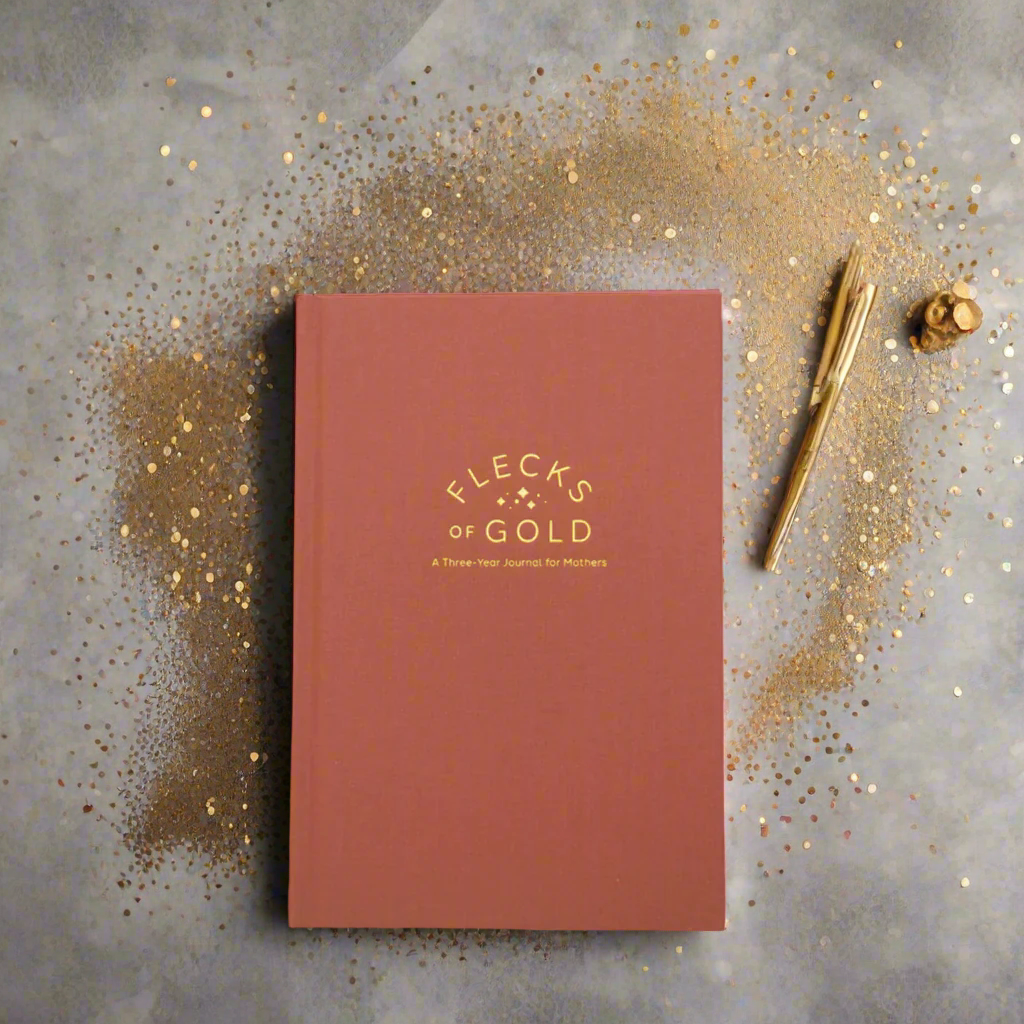 Flecks of Gold 3-Year Journal: Terracotta Linen