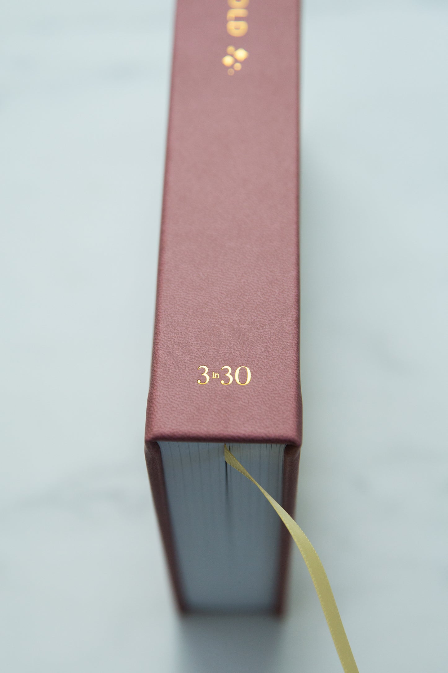 Vegan Rose Flecks of Gold Journal with gold embossing. A Three-Year Journal For Mothers. Helping you find the joy in Motherhood. A journal for moms who want to see the good in every day. Helping overwhelmed, busy moms. Created by Rachel Nielson of 3 in 30 Podcast. Motherhood Journal. Gratitude Journal.