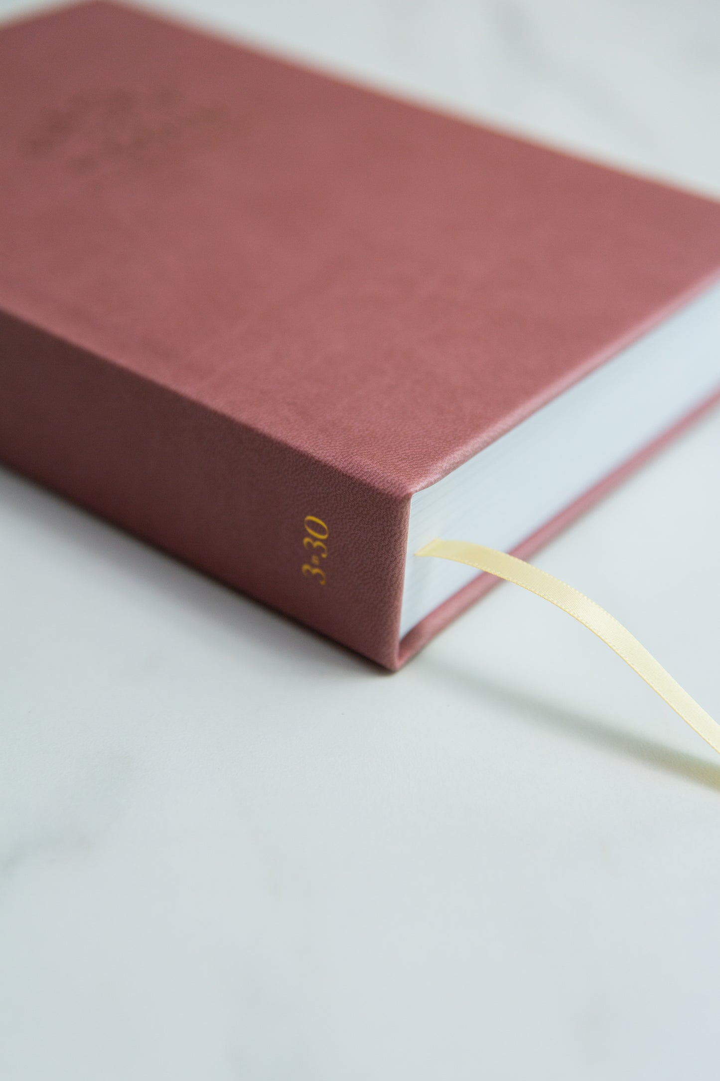 Vegan Rose Flecks of Gold Journal with gold embossing. A Three-Year Journal For Mothers. Helping you find the joy in Motherhood. A journal for moms who want to see the good in every day. Helping overwhelmed, busy moms. Created by Rachel Nielson of 3 in 30 Podcast. Motherhood Journal. Gratitude Journal.
