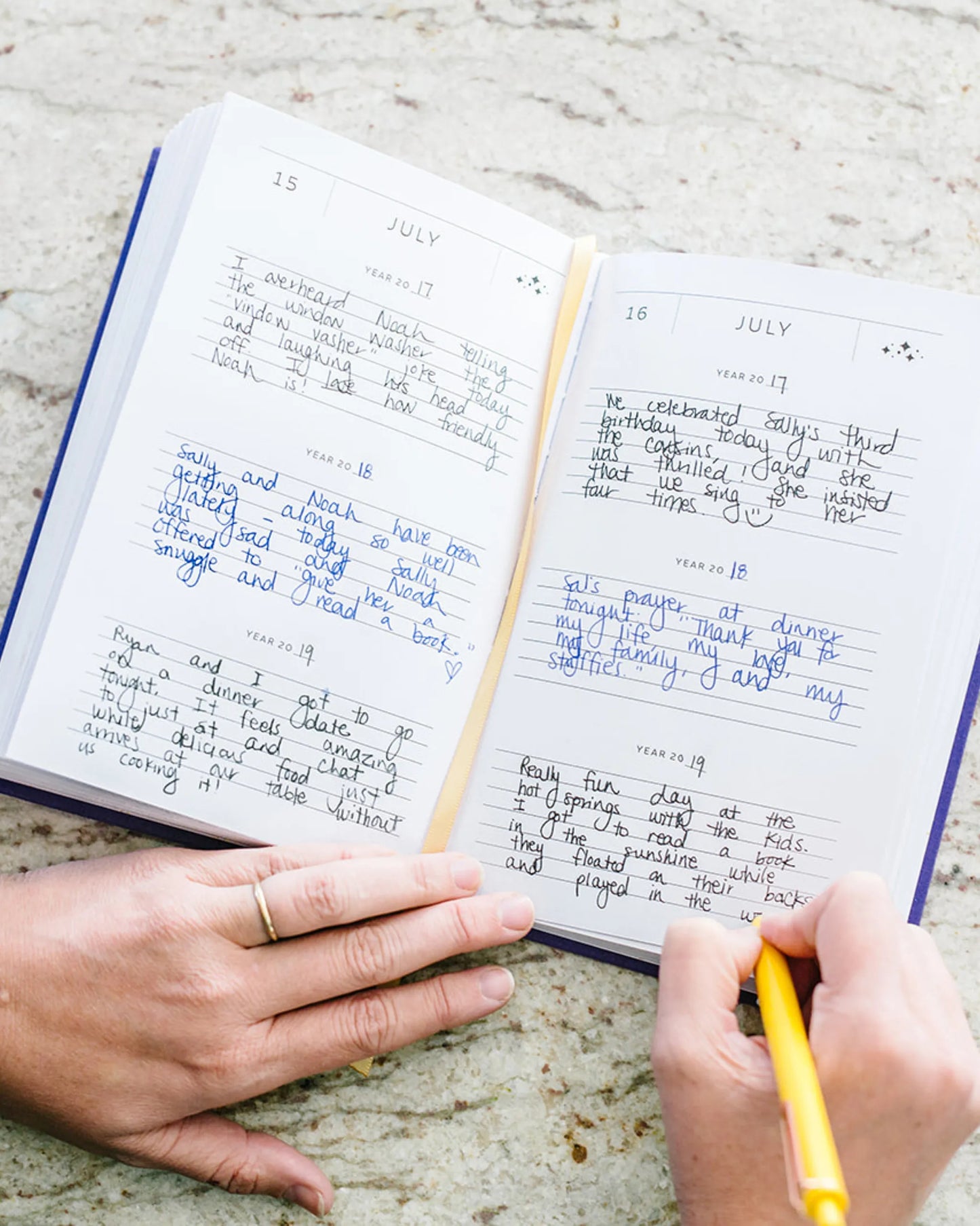 Flecks of Gold 3-Year Journal