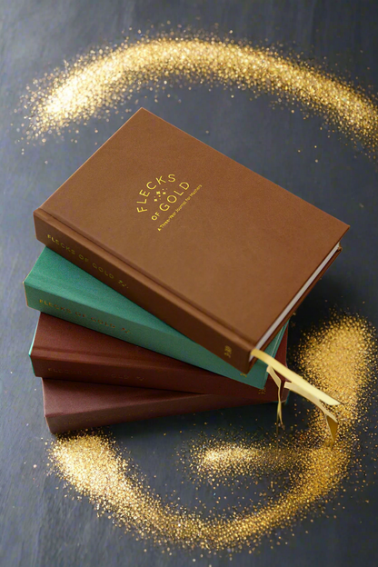 * NEW COLOR*  Flecks of Gold 3-year Journal: Camel Vegan Leather