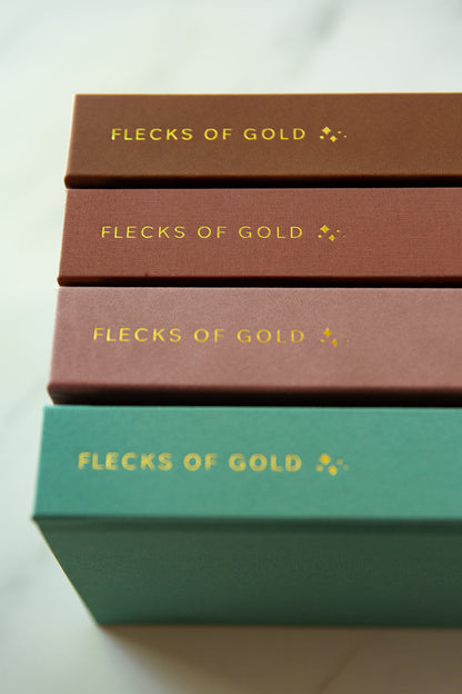 * NEW COLOR*  Flecks of Gold 3-year Journal: Camel Vegan Leather