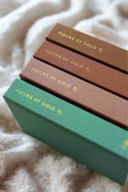 * NEW COLOR*  Flecks of Gold 3-year Journal: Camel Vegan Leather