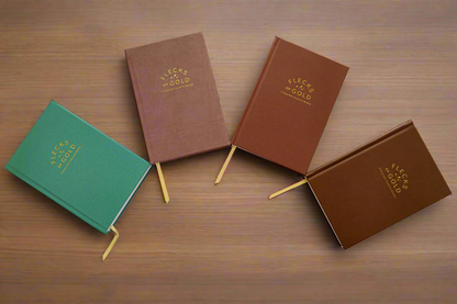 * NEW COLOR*  Flecks of Gold 3-year Journal: Camel Vegan Leather