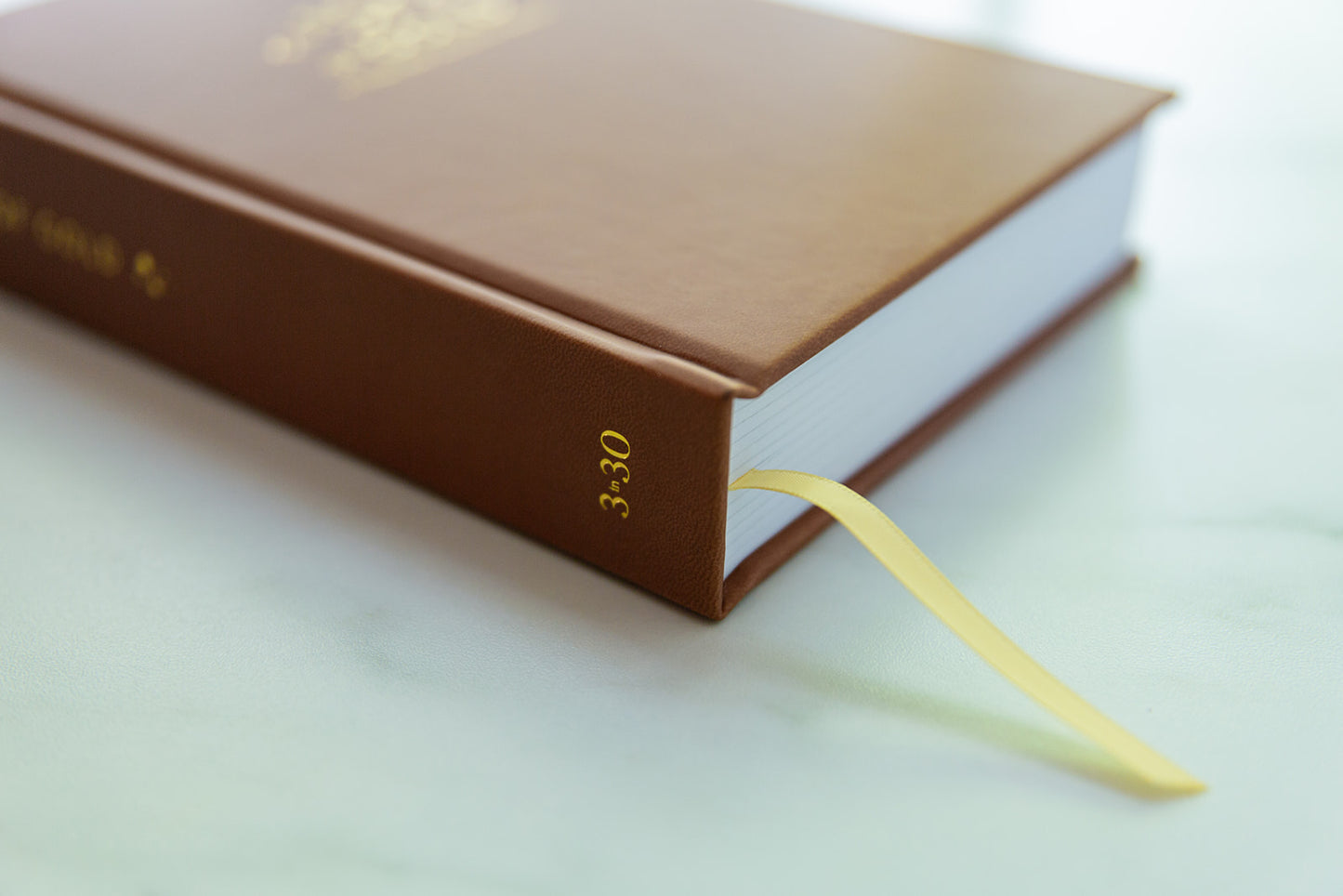 * NEW COLOR*  Flecks of Gold 3-year Journal: Camel Vegan Leather