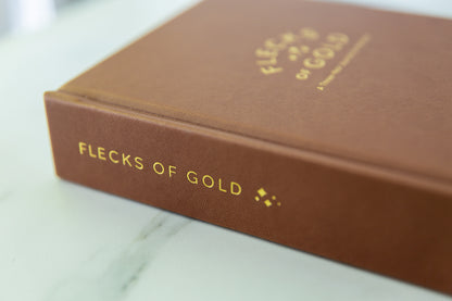 * NEW COLOR*  Flecks of Gold 3-year Journal: Camel Vegan Leather