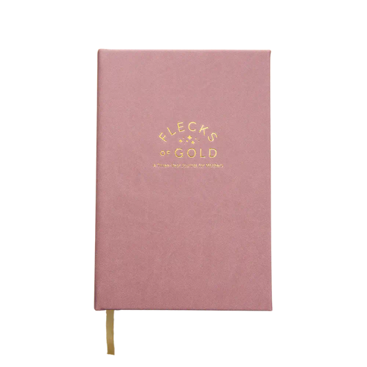 Flecks of Gold 3-Year Journal: Rose Vegan Leather