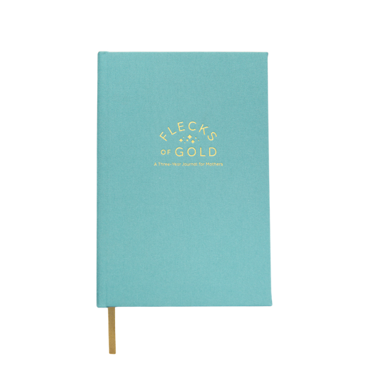 Flecks of Gold 3-Year Journal: Teal Linen
