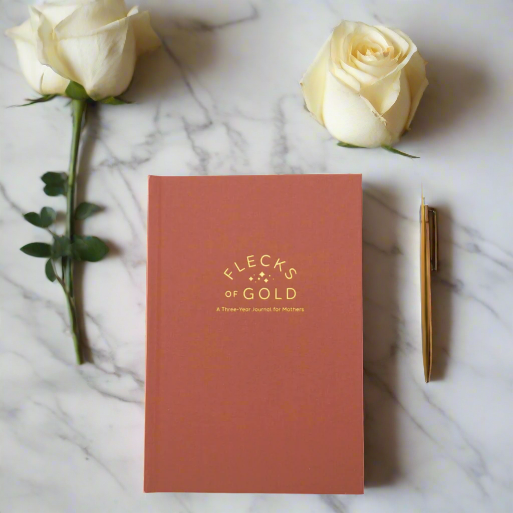 Flecks of Gold 3-Year Journal: Terracotta Linen