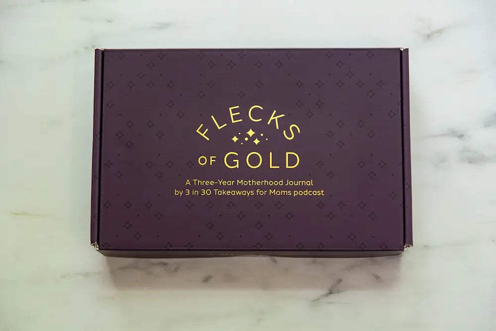 Flecks of Gold 3-year Journal: Camel Vegan Leather