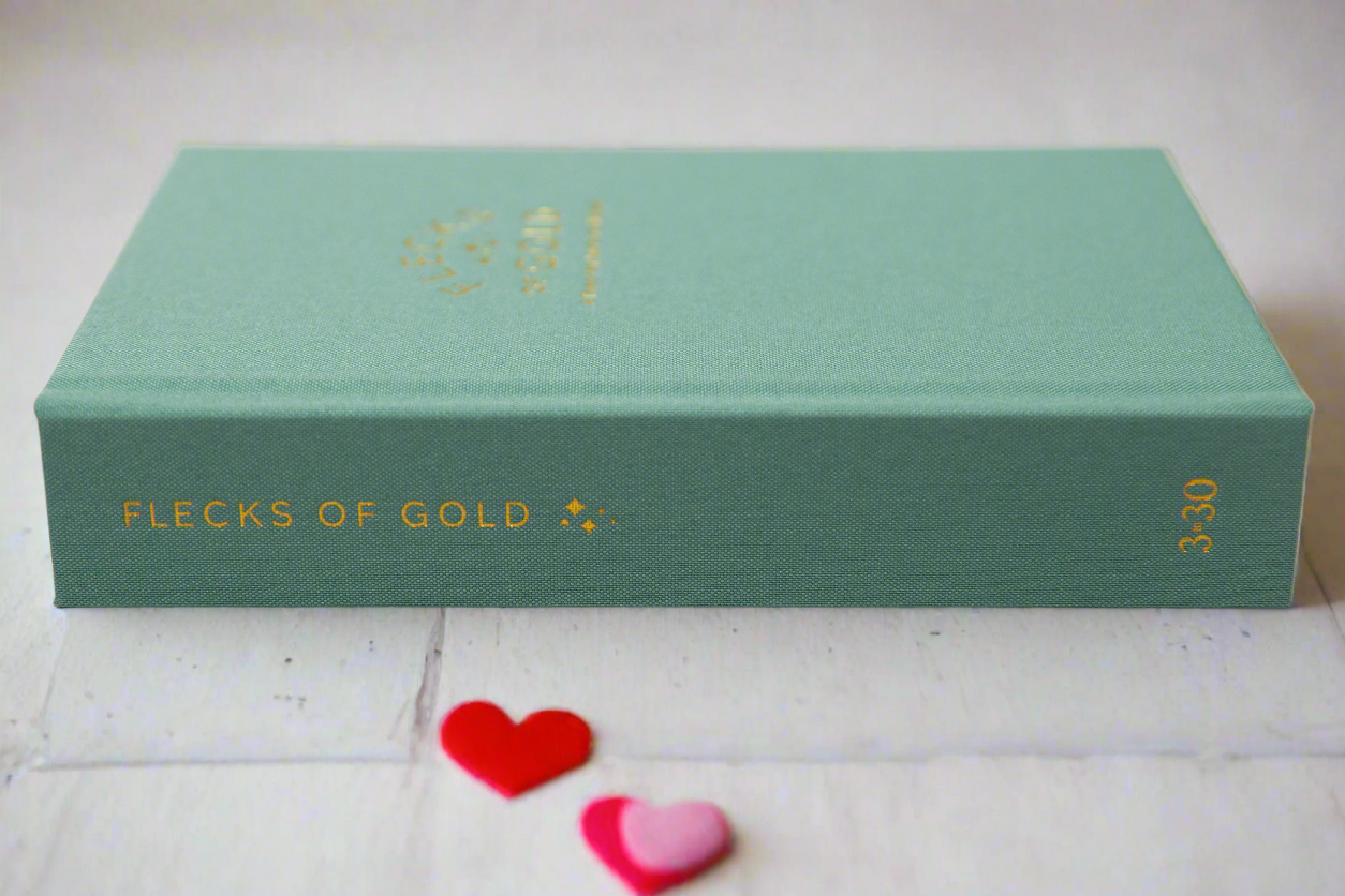 Flecks of Gold 3-Year Journal: Teal Linen